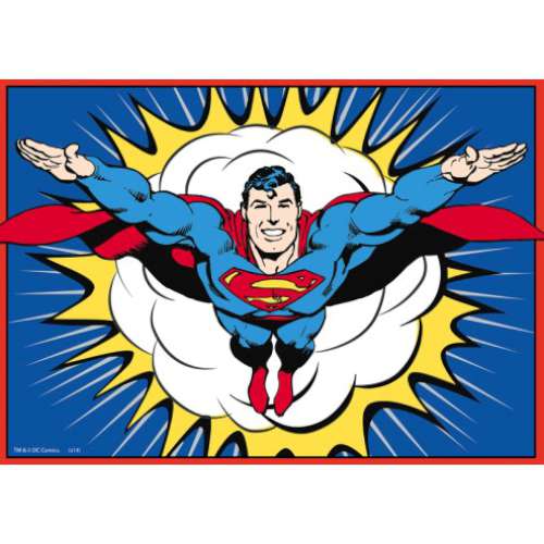 Superman Edible Icing Image - A4 - Click Image to Close